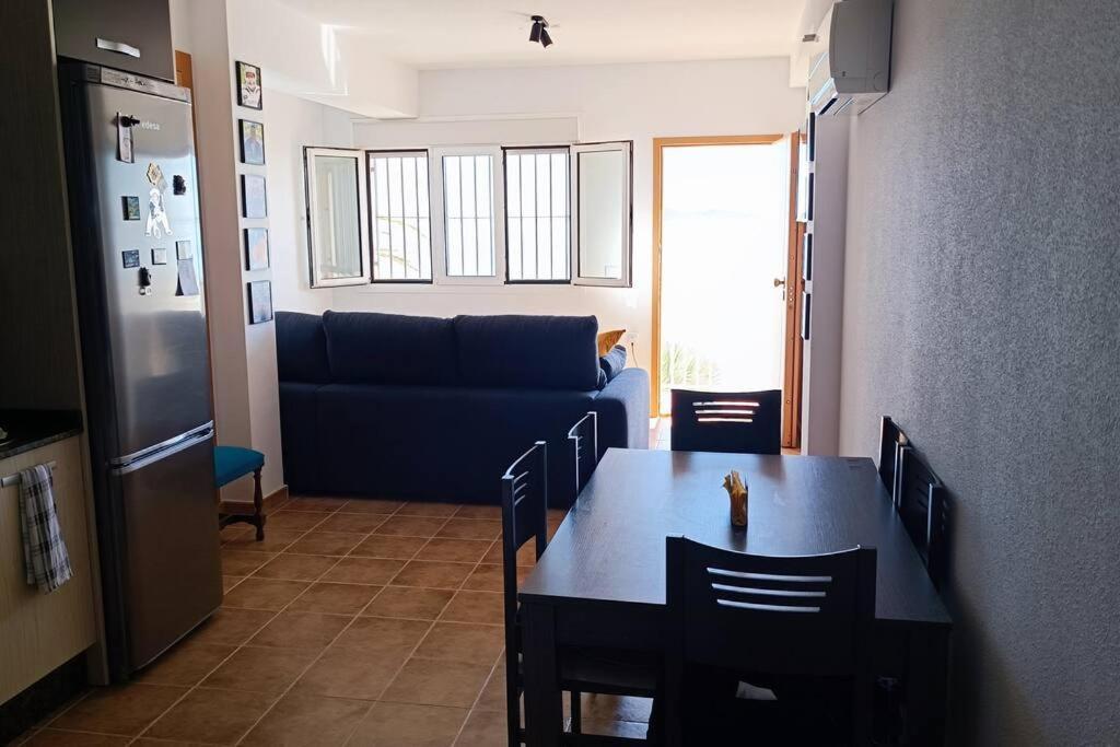 Top Floor Apartment Beachhouse, Beautiful Sea View, On The Beach! Cartagena Kültér fotó