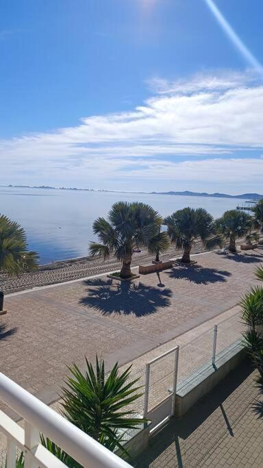 Top Floor Apartment Beachhouse, Beautiful Sea View, On The Beach! Cartagena Kültér fotó