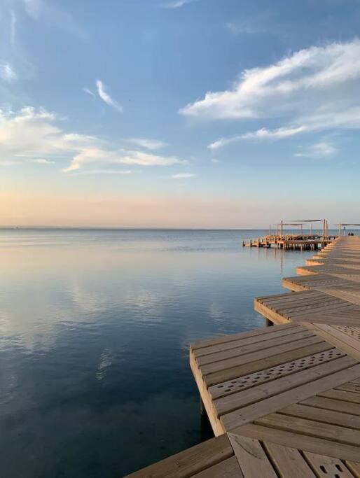 Top Floor Apartment Beachhouse, Beautiful Sea View, On The Beach! Cartagena Kültér fotó